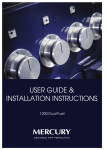 USER GUIDE & INSTALLATION INSTRUCTIONS