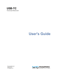 USB-TC User's Guide - from Measurement Computing
