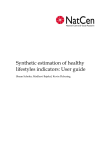 Synthetic estimation of healthy lifestyles indicators: User guide