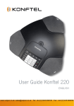 User Guide Konftel 220