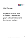 QuitManager Payment Module User Guide for Pharmacies