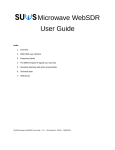 Microwave WebSDR User Guide