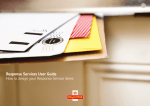 Response Services User Guide How to design your