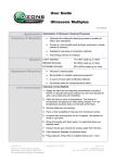 User Guide Ultrasonic Mutliplus