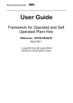 User Guide - Supplying the South West