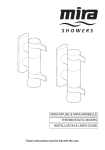 InstallatIon & User GUIde thermostatIc mIxers mIra