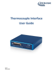 Thermocouple Interface User Guide