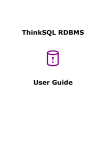 ThinkSQL User Guide