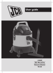 User guide - JCB Vacuum Cleaners