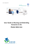 User Guide for Mobile Clinical Skills Unit