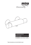 Installation and User Guide Bar ValVe ThermosTaTIc