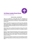 Hall user guide - May 2014 - 1st Kings Langley Scout Group