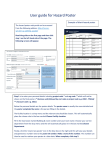 User guide for Hazard Poster