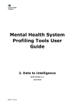 Mental Health System Profiling Tools User Guide