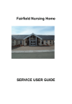 Fairfield Nursing Home SERVICE USER GUIDE