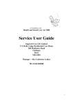 Service User Guide