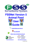 FSSNet Version 5 Animal Feed User Guide