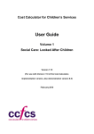 User Guide - Cost Calculator for Children's Services