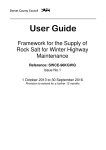 User Guide - Supplying the South West