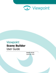 Viewpoint Scene Builder User Guide