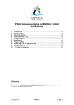 Public Access user guide for Building Control applications
