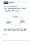 Resource efficiency through BIM: BIM User's Guide