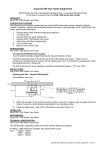 Aquacell S50 User Guide Supplement