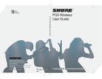 Shure PGX Wireless User Guide English