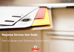 Response Services User Guide V2.1