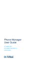 Mitel Phone Manager - User Guide