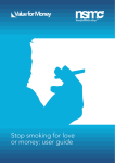 Stop smoking for love or money: user guide