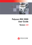 Polycom RSS 2000 User Guide