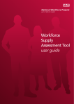Workforce Supply Assessment Tool user guide