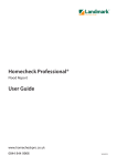Homecheck Professional® User Guide