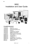 9850 Installation and User Guide