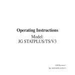 Operating Instructions Model: JG STATPLUS/TS/V3