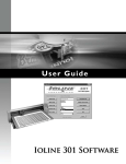 User Guide Ioline 301 Software