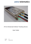 AT110 Advanced Vehicle Tracking Device User Guide