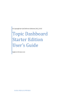 Topic Dashboard Starter Edition User's Guide