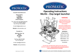 Operating Instructions Merlin - Clay target launcher