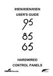 95EN/85EN/65EN USER'S GUIDE HARDWIRED CONTROL PANELS