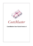 CostsMaster User Guide Version 4
