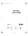 BD LSR II User's Guide