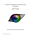 IMAGE CALIBRATION AND ANALYSIS TOOLBOX USER GUIDE