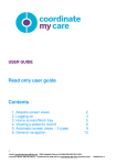 Read only user guide Contents