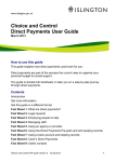 Choice and Control Direct Payments User Guide