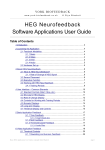 HEG Neurofeedback Software Applications User Guide