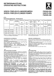 BETRIEBSANLEITUNG OPERATING INSTRUCTIONS SPECK