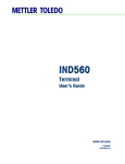IND560 User's Guide