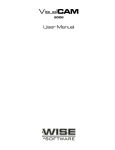 VisualCAM 2006 User Guide - Photo Data & JD Photo